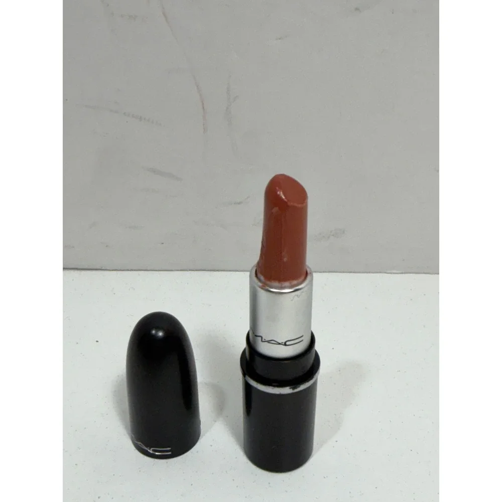 MAC Matte Lipstick PHOTO A23 Golden Brown bullet mini Size with tip flaw RARE